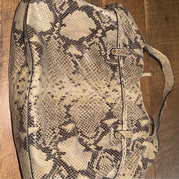 Michael Kors Handbags - MK Snakeskin Pattern Tote Bag